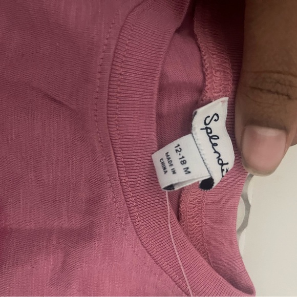 Splendid Pink Heart Kids Shirt - Picture 4 of 5